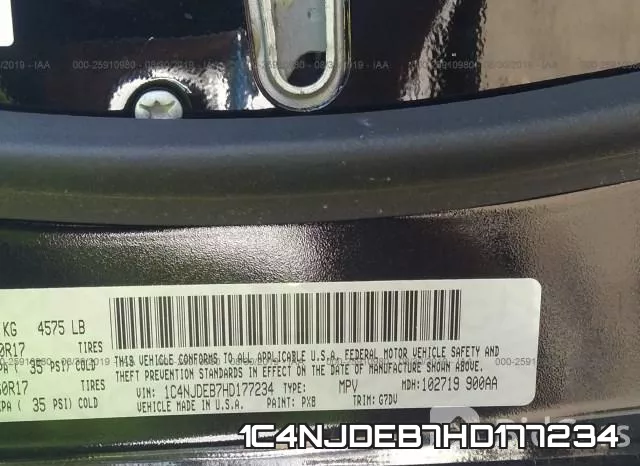 1C4NJDEB7HD177234 фото 10