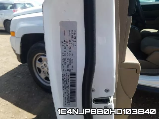 1C4NJPBB0HD103840 фото 2