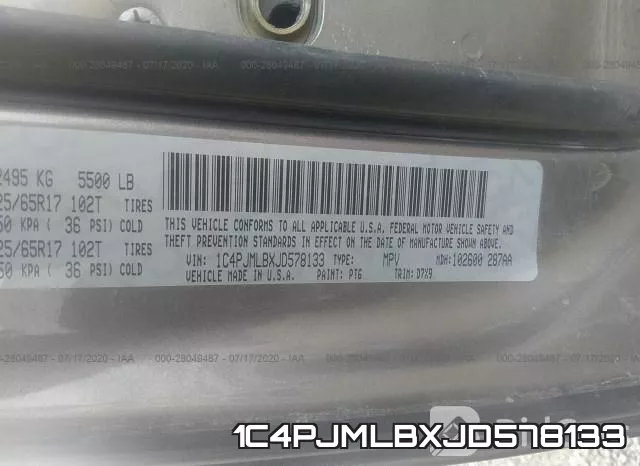 1C4PJMLBXJD578133 фото 10