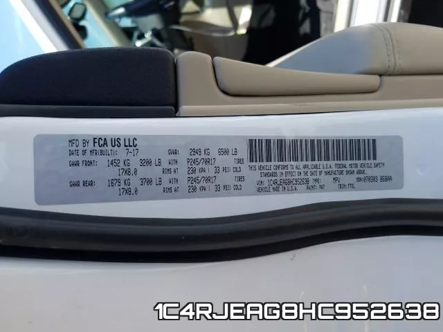 1C4RJEAG8HC952638 фото 2