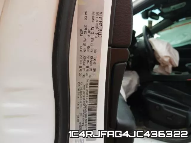 1C4RJFAG4JC436322 фото 2