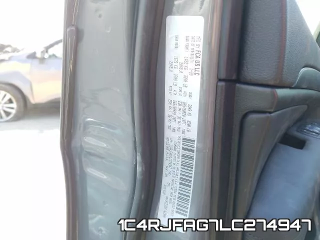 1C4RJFAG7LC274947 фото 2