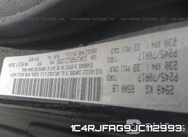 1C4RJFAG9JC112993 фото 10