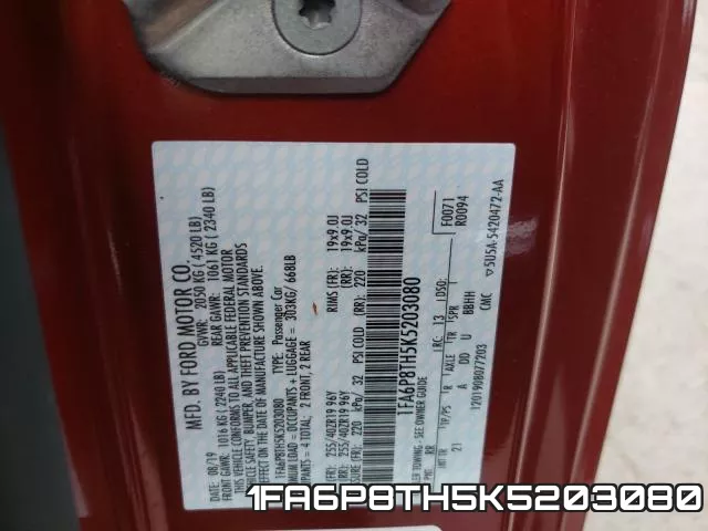 1FA6P8TH5K5203080 фото 2