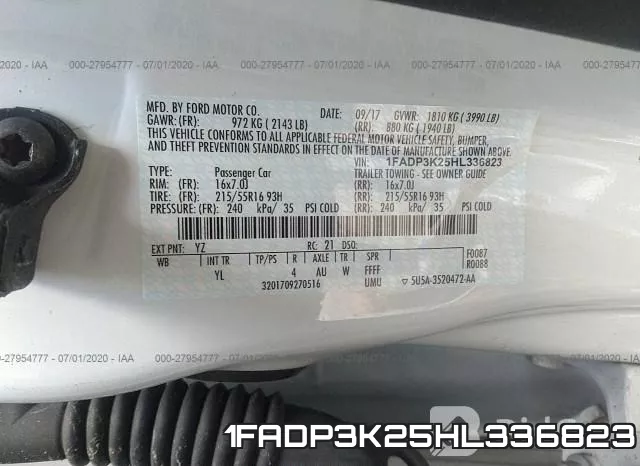1FADP3K25HL336823 фото 10