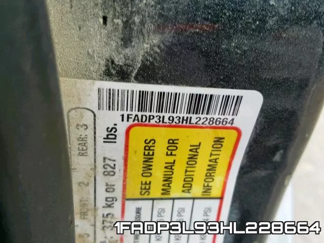 1FADP3L93HL228664 фото 2