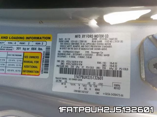 1FATP8UH2J5132601 фото 2
