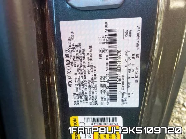 1FATP8UH3K5109720 фото 2