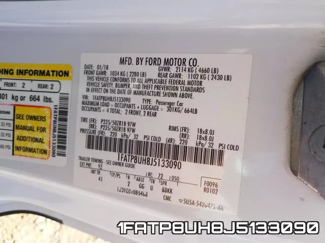 1FATP8UH8J5133090 фото 2