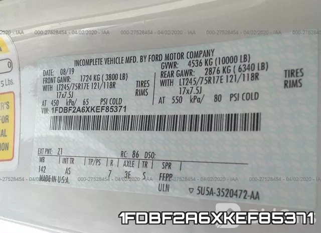 1FDBF2A6XKEF85371 фото 10