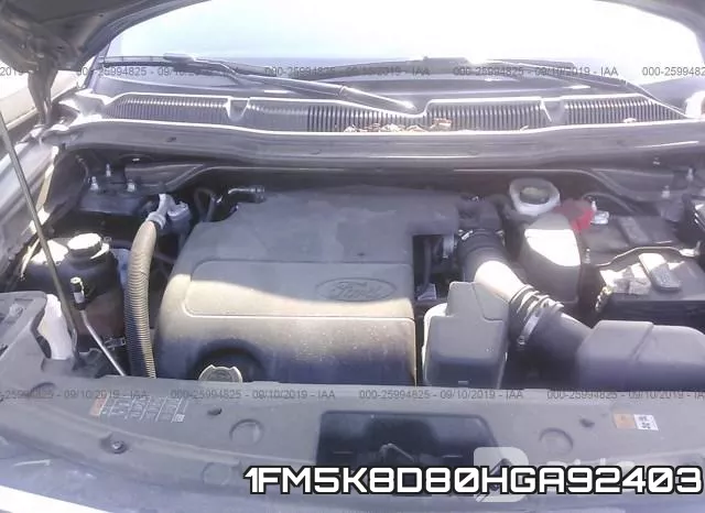 1FM5K8D80HGA92403 фото 2