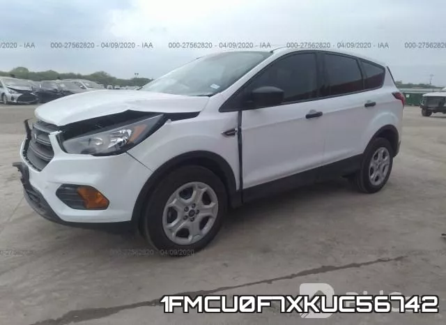 1FMCU0F7XKUC56742 фото 3