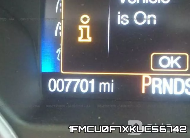 1FMCU0F7XKUC56742 фото 8