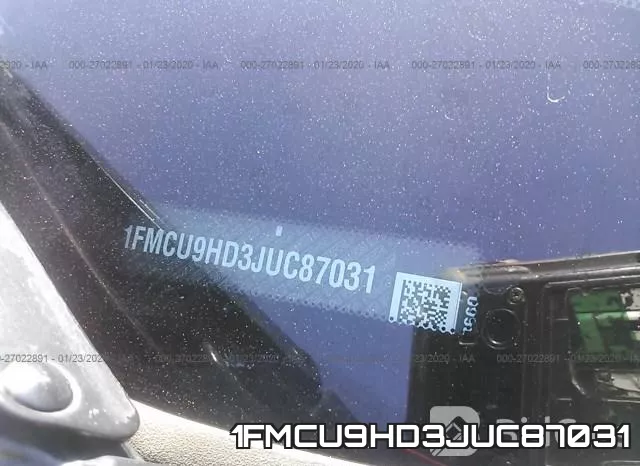 1FMCU9HD3JUC87031 фото 10