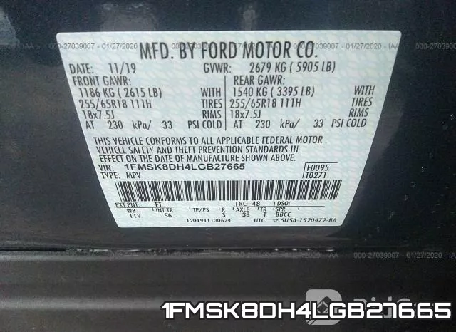1FMSK8DH4LGB27665 фото 10