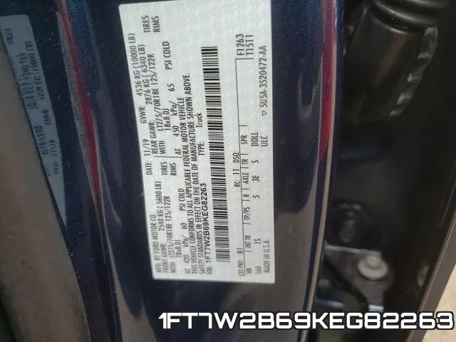 1FT7W2B69KEG82263 фото 2