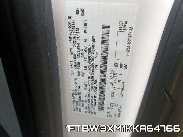 1FTBW3XM1KKA64766 фото 2