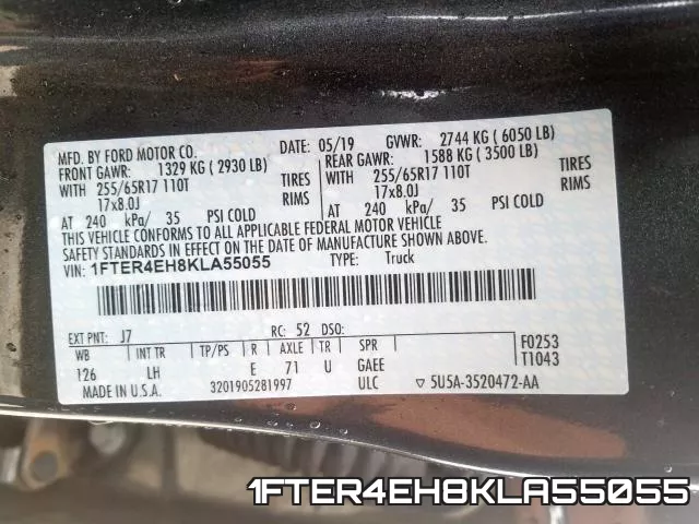 1FTER4EH8KLA55055 фото 2