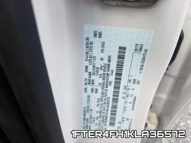1FTER4FH1KLA36572 фото 2
