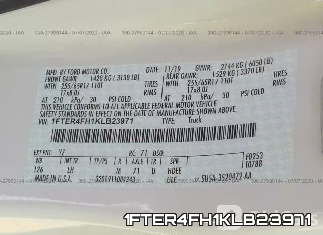 1FTER4FH1KLB23971 фото 10