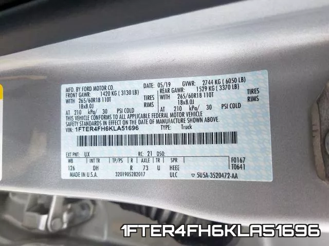 1FTER4FH6KLA51696 фото 2