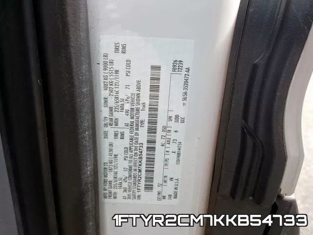 1FTYR2CM7KKB54733 фото 2