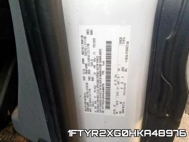 1FTYR2XG0HKA48976 фото 2