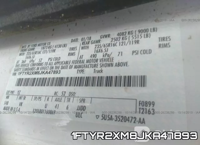 1FTYR2XM8JKA47893 фото 10