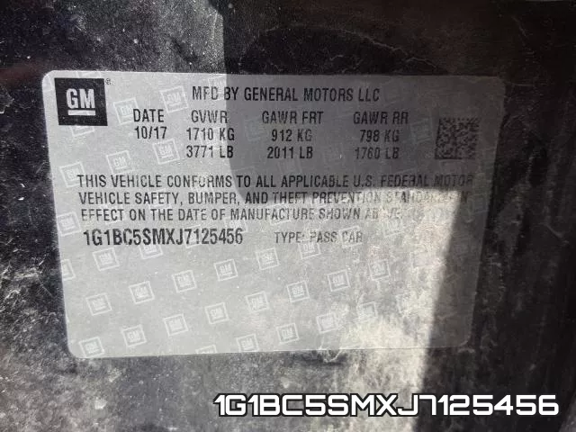 1G1BC5SMXJ7125456 фото 2