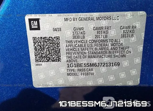 1G1BE5SM6J7213169 фото 10