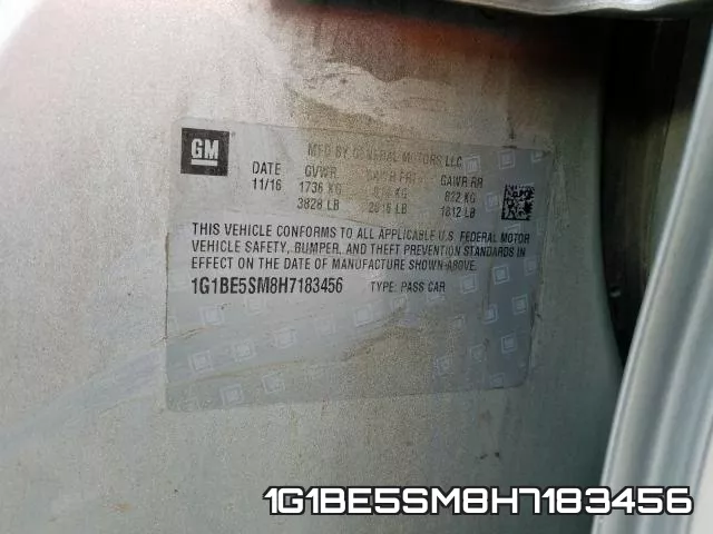 1G1BE5SM8H7183456 фото 2