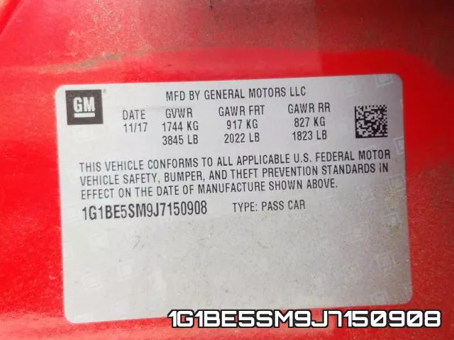 1G1BE5SM9J7150908 фото 2
