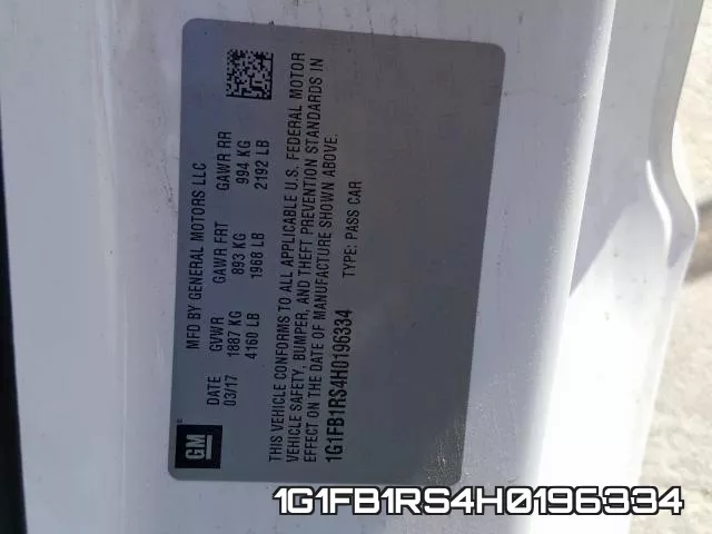1G1FB1RS4H0196334 фото 2