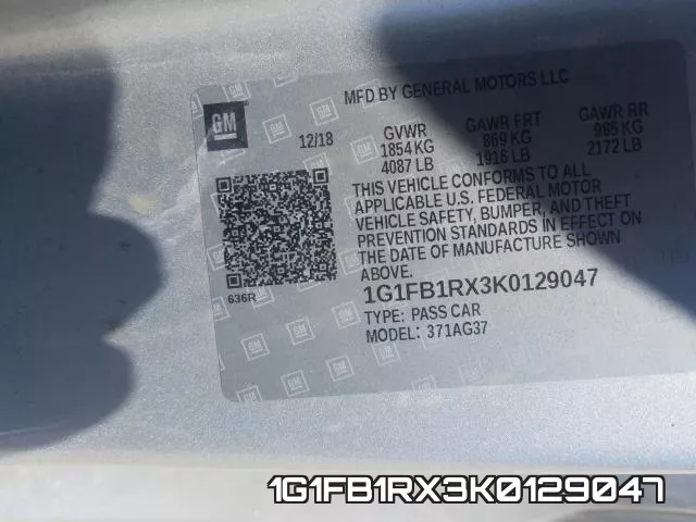 1G1FB1RX3K0129047 фото 2
