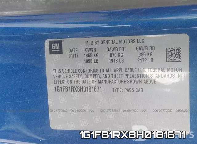 1G1FB1RX8H0181671 фото 10