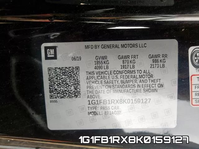 1G1FB1RX8K0159127 фото 2
