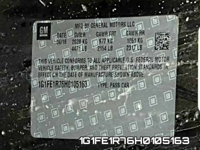 1G1FE1R76H0105163 фото 2