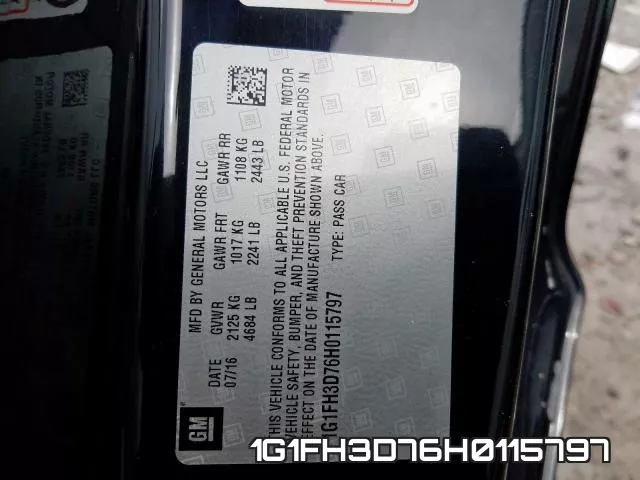 1G1FH3D76H0115797 фото 2