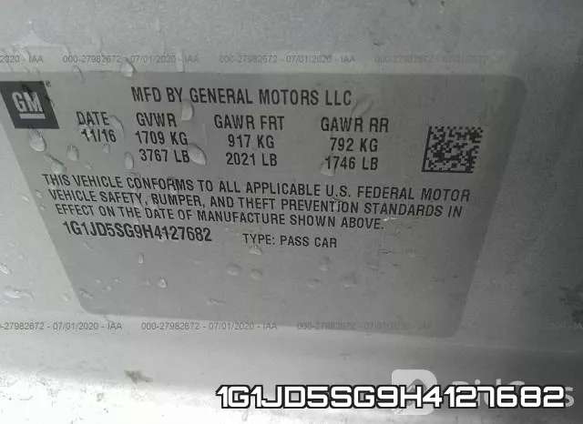 1G1JD5SG9H4127682 фото 10