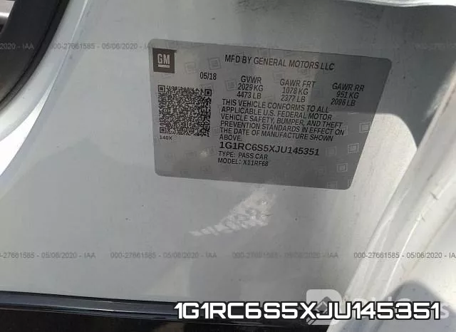 1G1RC6S5XJU145351 фото 10