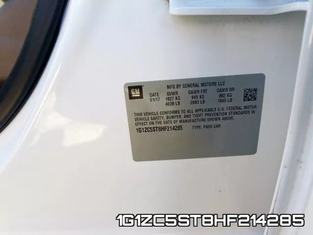 1G1ZC5ST8HF214285 фото 2