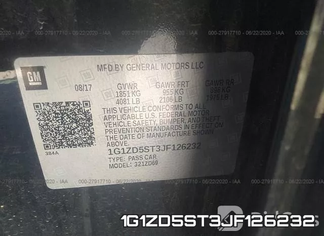 1G1ZD5ST3JF126232 фото 10