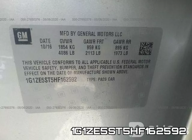 1G1ZE5ST5HF162592 фото 10
