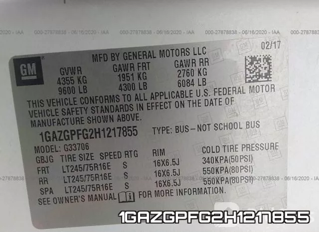 1GAZGPFG2H1217855 фото 10