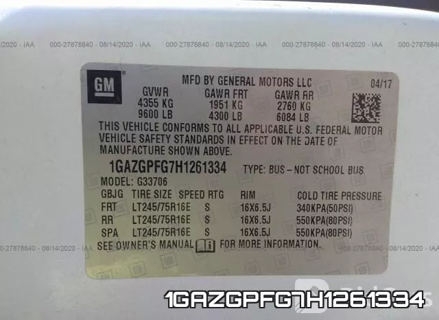 1GAZGPFG7H1261334 фото 10