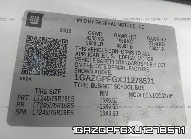 1GAZGPFGXJ1278571 фото 10