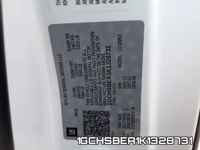1GCHSBEA1K1328731 фото 2