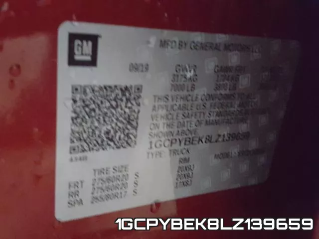 1GCPYBEK8LZ139659 фото 2