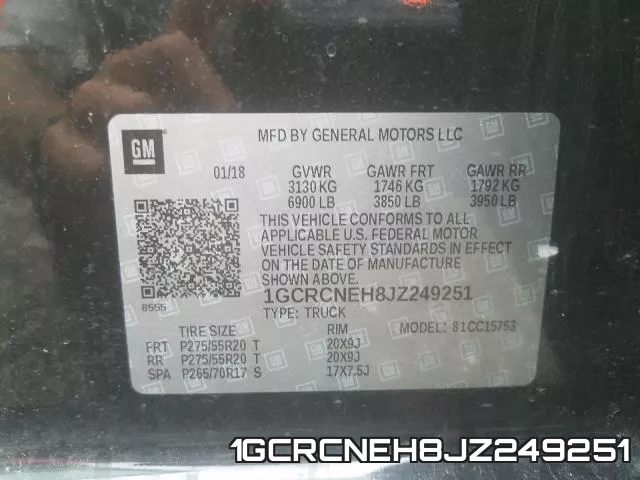 1GCRCNEH8JZ249251 фото 2
