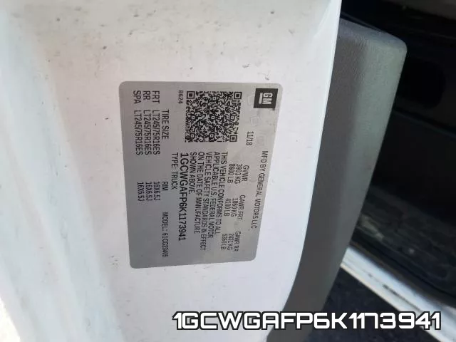 1GCWGAFP6K1173941 фото 2